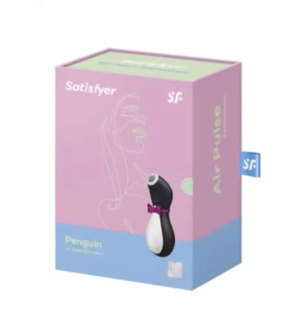 VIBRADOR SATISFYER MODELO PINGUINO NEGRO