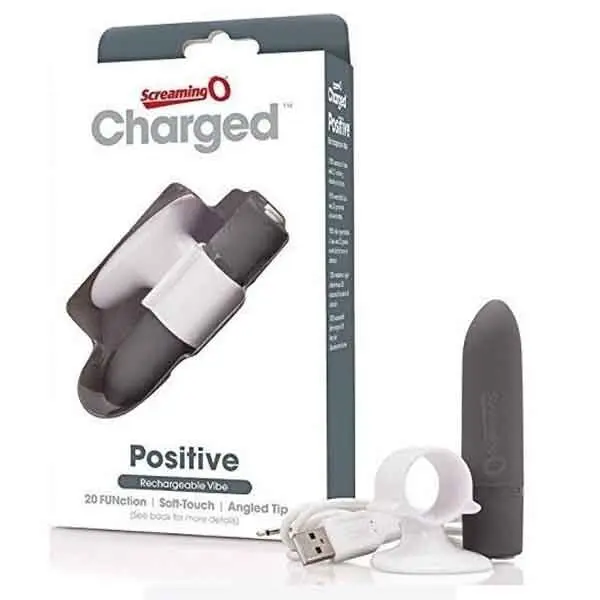 VIBRADOR INALAMBRICO CHARGED GREY
