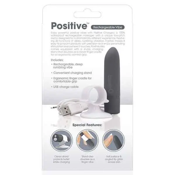 VIBRADOR INALAMBRICO CHARGED GREY