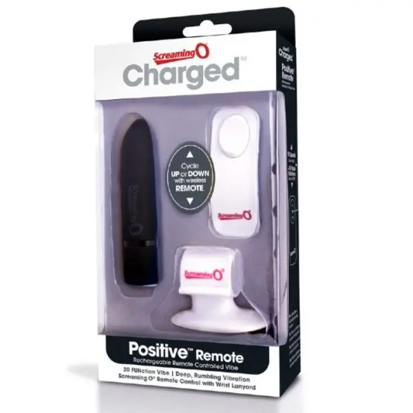 VIBRADOR INALAMBRICO CHARGED NEGRO