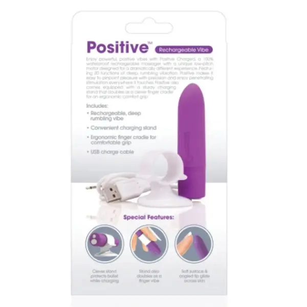VIBRADOR INALAMBRICO CHARGED PURPURA