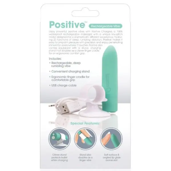 VIBRADOR INALAMBRICO POSITIVE CHARGED KIWI MINT