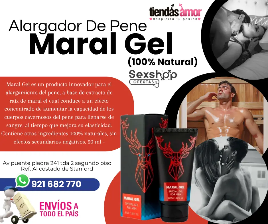 Maral Gel Crecimineto y Fortalecimiento del pene 
