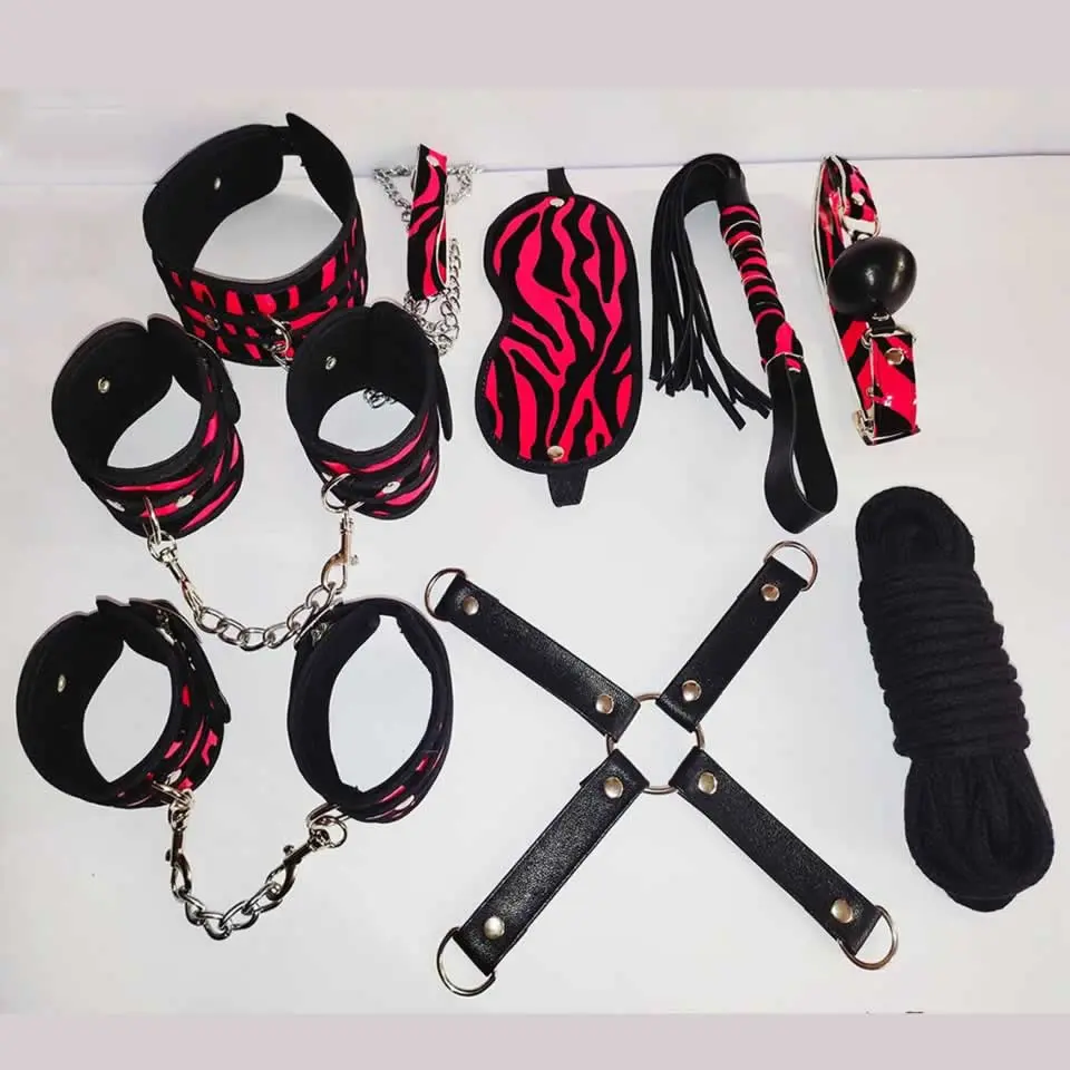 Fetish sado bondaje kit 3 rojo