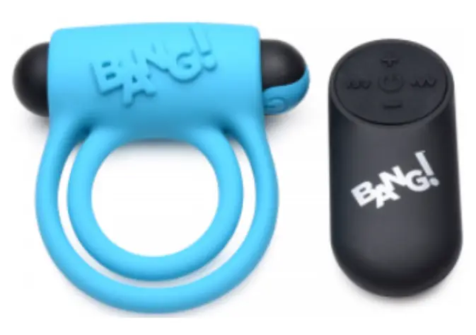 A-Anillo vibrador bang control remoto