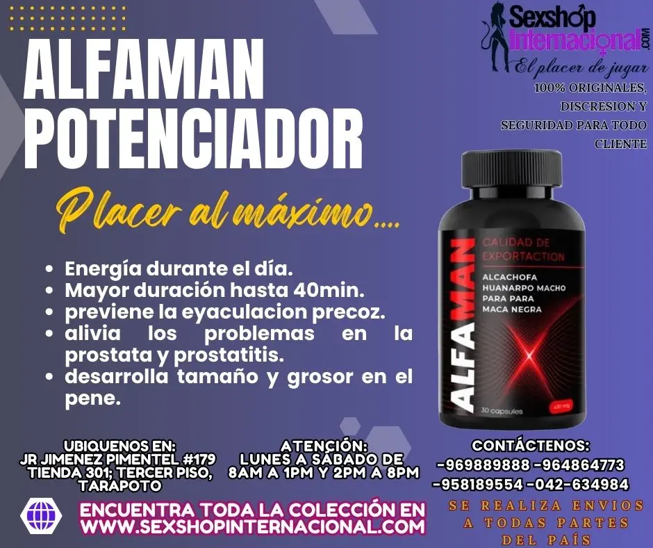 Potenciadores sexuales para el rendimiento y duracion tarapo