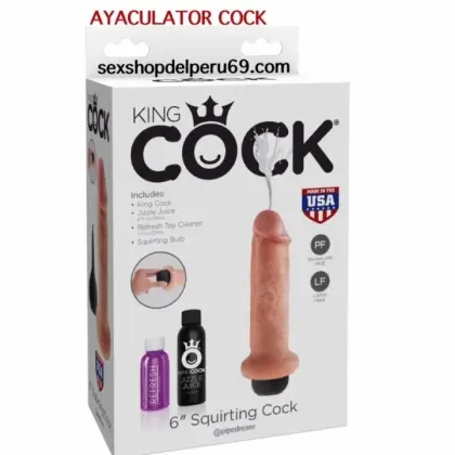 CONSOLADOR KING COCK 6 SQUIRTING