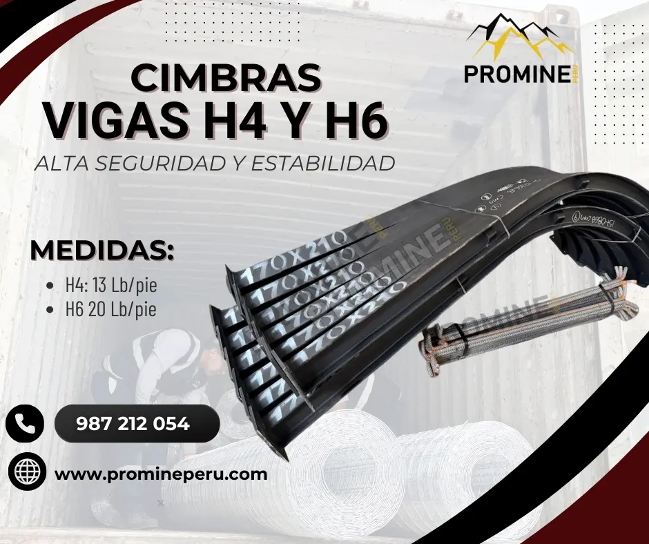 Cimbra para Viga H4 Compacta y Resistente