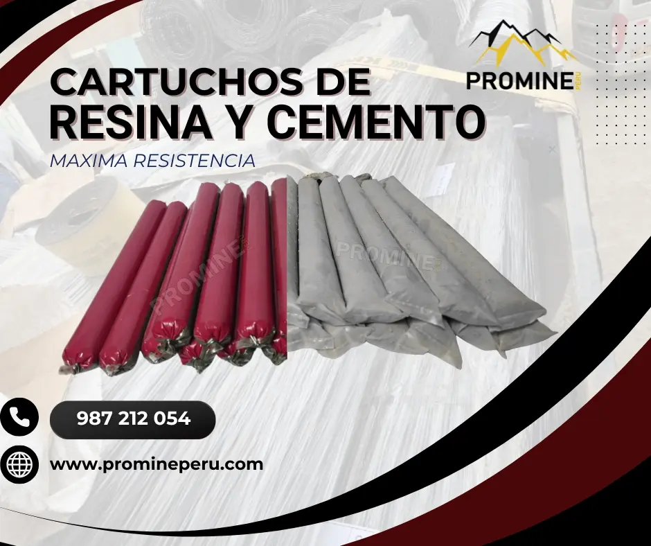 Fijación Segura con Cartucho de Resina y Cemento 