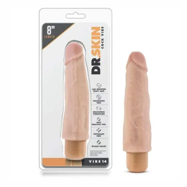 Vibrador Dr Skin Cock 8 Piel