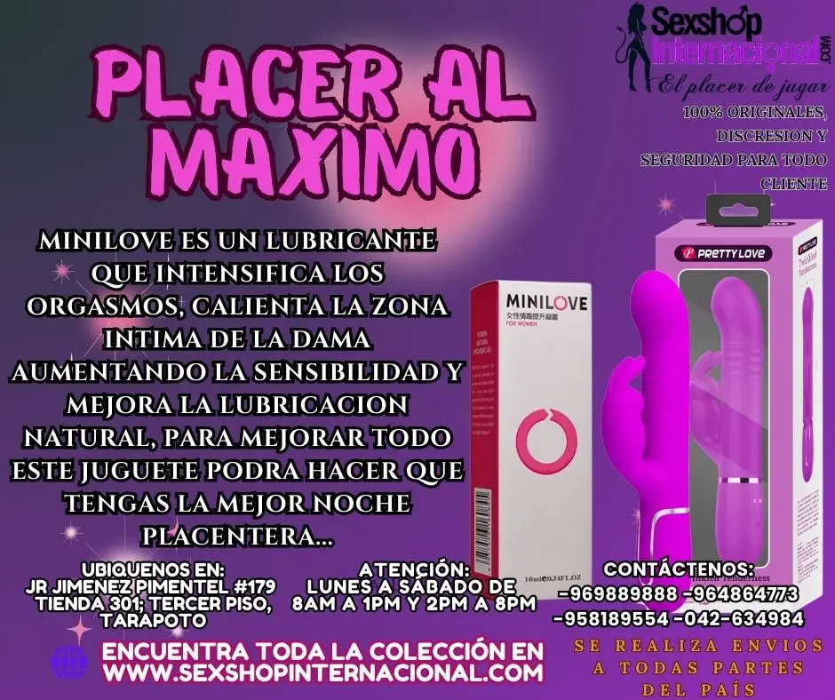 LOS MEJORES JUGUETES Y EXITANTES EN TARAPOTO SEXTOYS