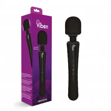 VIBRADOR VIBEN VARITA MASAJEADOR NEGRO