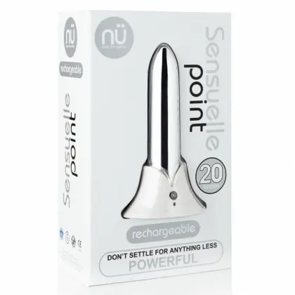 VIBRADOR SENSUELLE NU 20 PLATA 