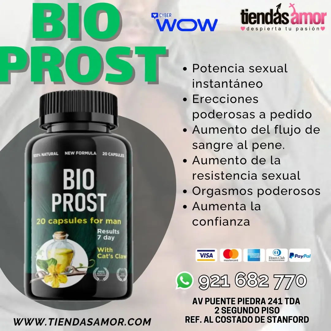 Bio Prost Mejores erecciones rígidas y duraderas