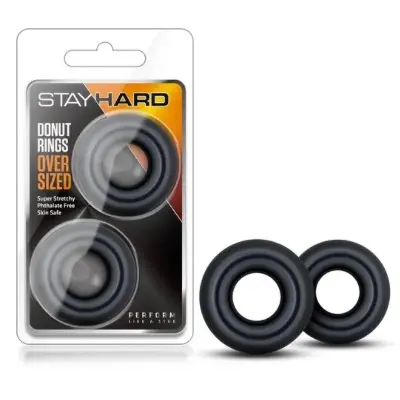 ANILLOS RETARDANTE DE DONUT STAY HARD TAMAÑO EXTRA GRANDE