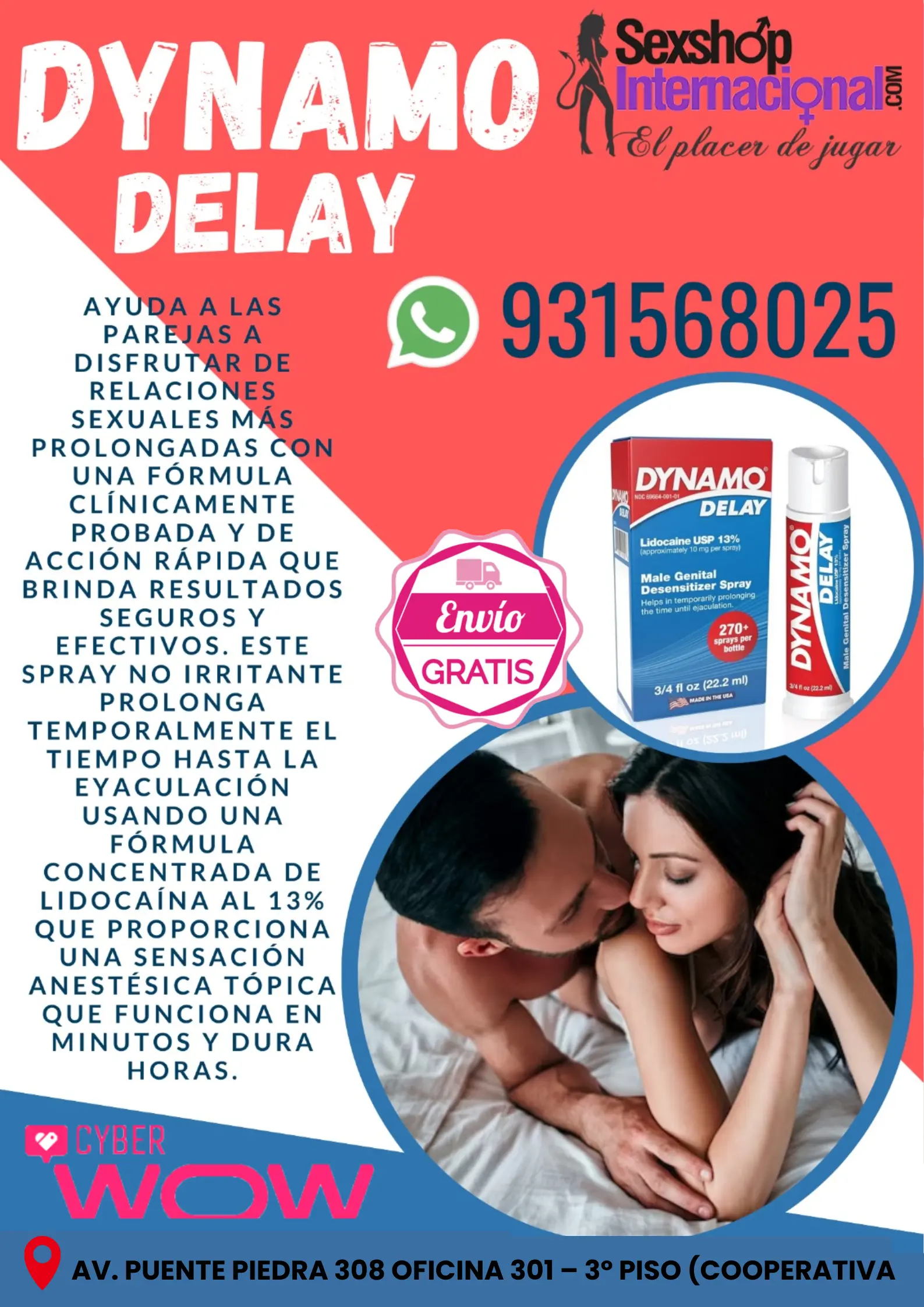 DYNAMO DELAY 100 EFICAZ SEXSHOP