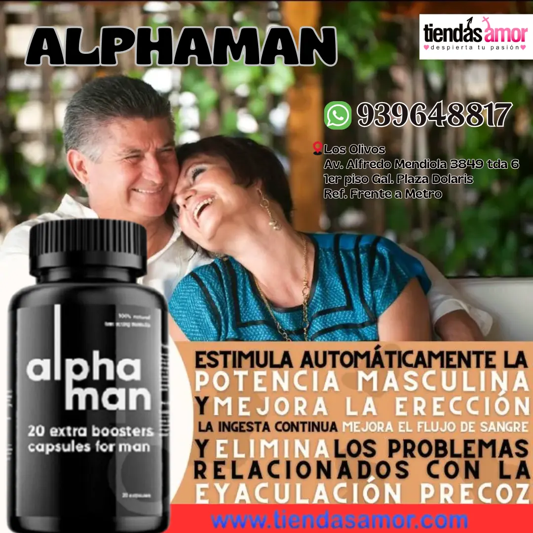AlphaMan 100 Natural- NOS ENCONTRAMOS EN LOS OLIVOS