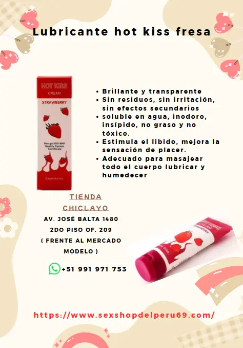 Lubricante hot kiss fresa