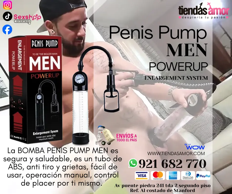 Penis Pump Men PowerUp ofrecemos gran variedad de juguetes 