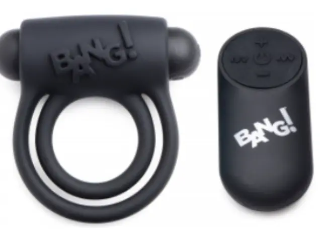 A-Anillo vibrador bang control remoto