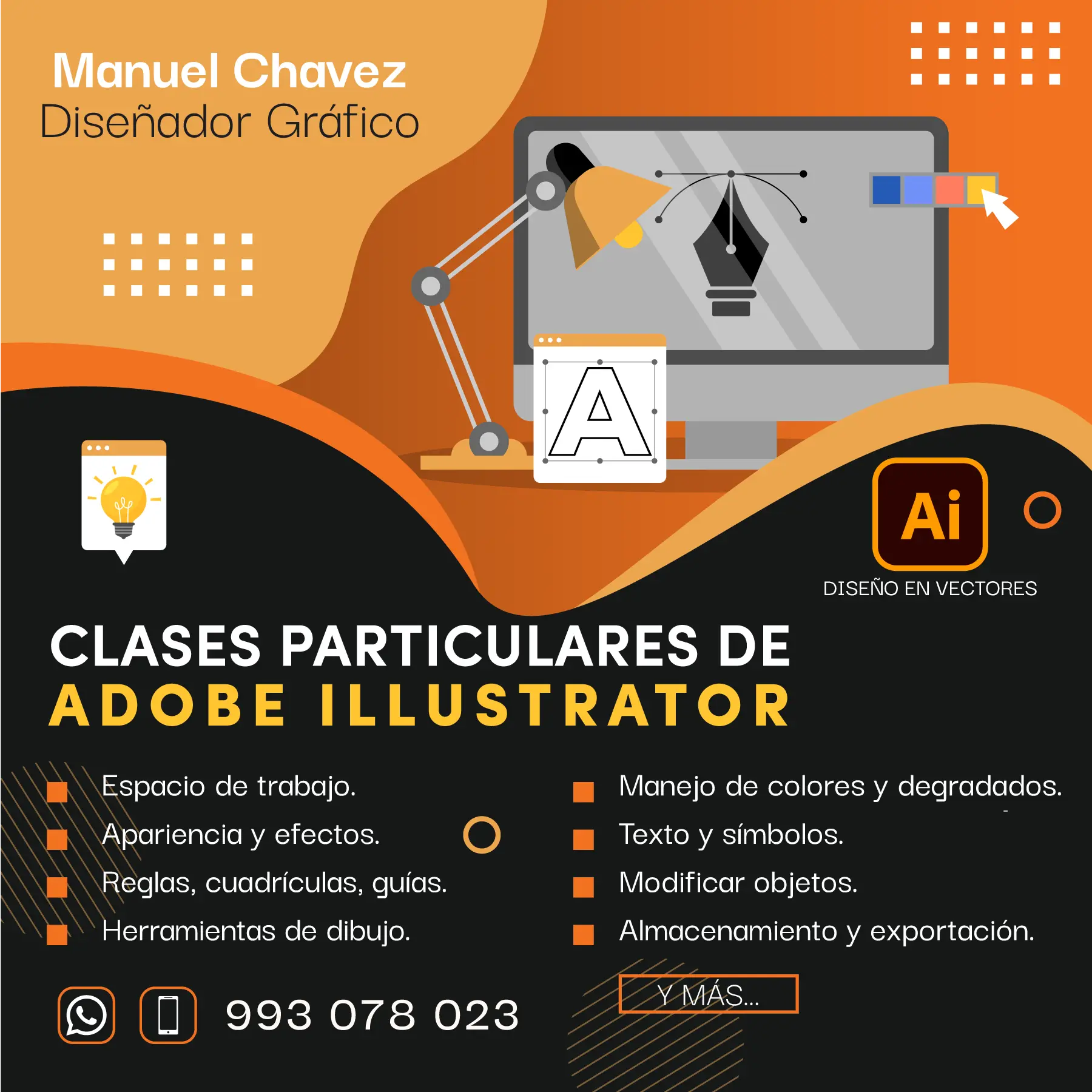 Clases particulares de Illustrator a todo nivel 
