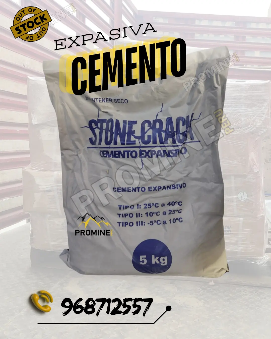 CEMENTO EXPANSIVO RUPTURA DE ROCAS