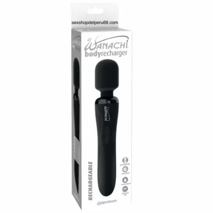 VIBRADOR WANACHI BODY NEGRO.