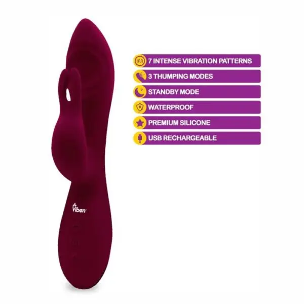 Vibrador Rabbits Pzazz 7 Funciones Viben