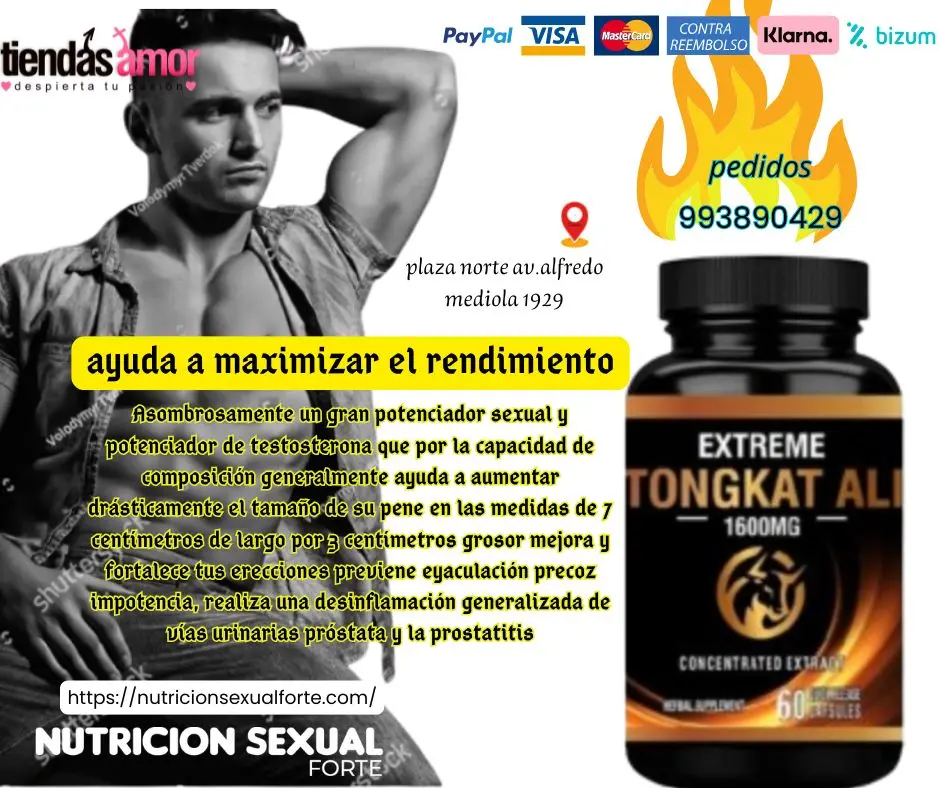 potenciador sexual y potenciador de testosterona
