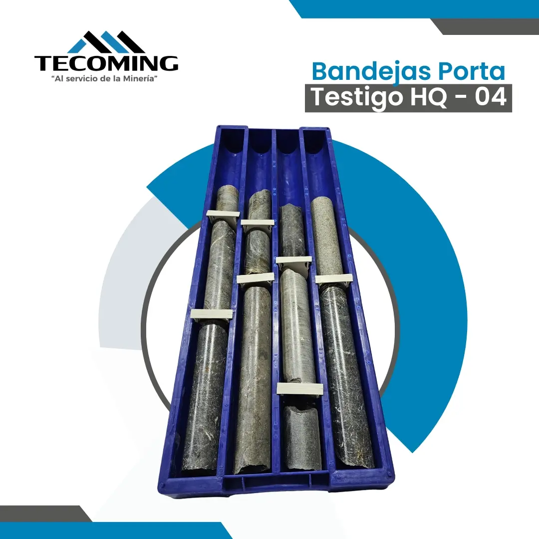 BANDEJAS DE PLASTICO HQ - PRODUCTOS PARA EXPLORACION MINERA