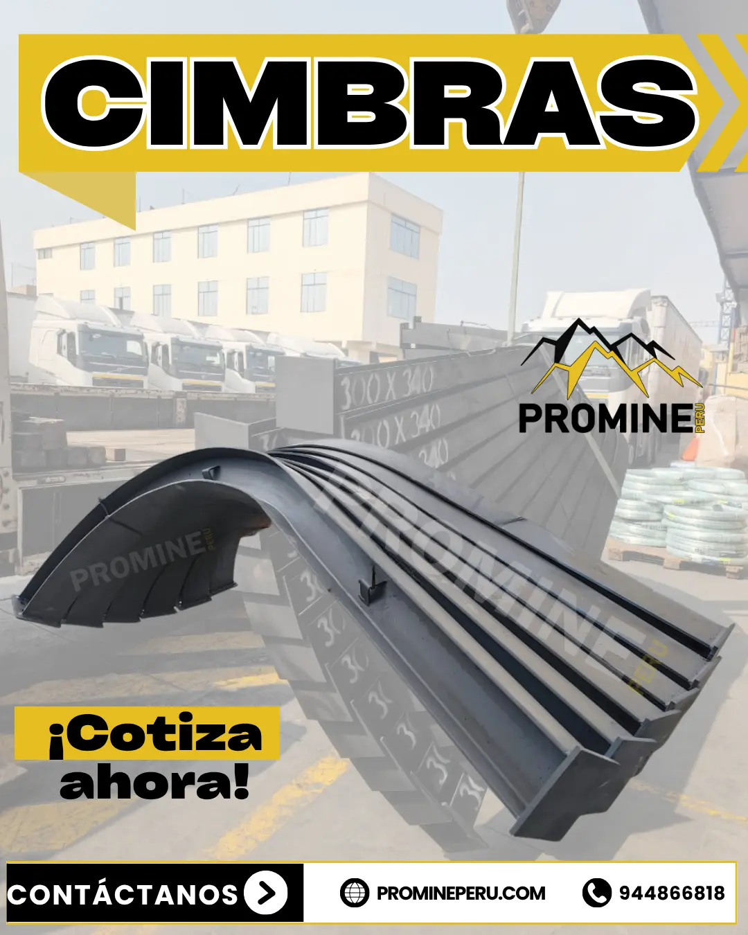 Cimbra Minera Cercha Metálico de Sostenimiento