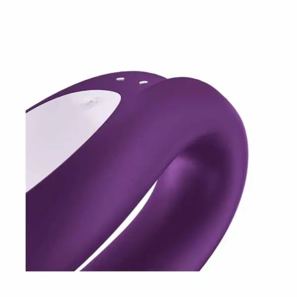 A-VIBRADOR SATISFYER INTELIGENTE DOBLE JOY LILA