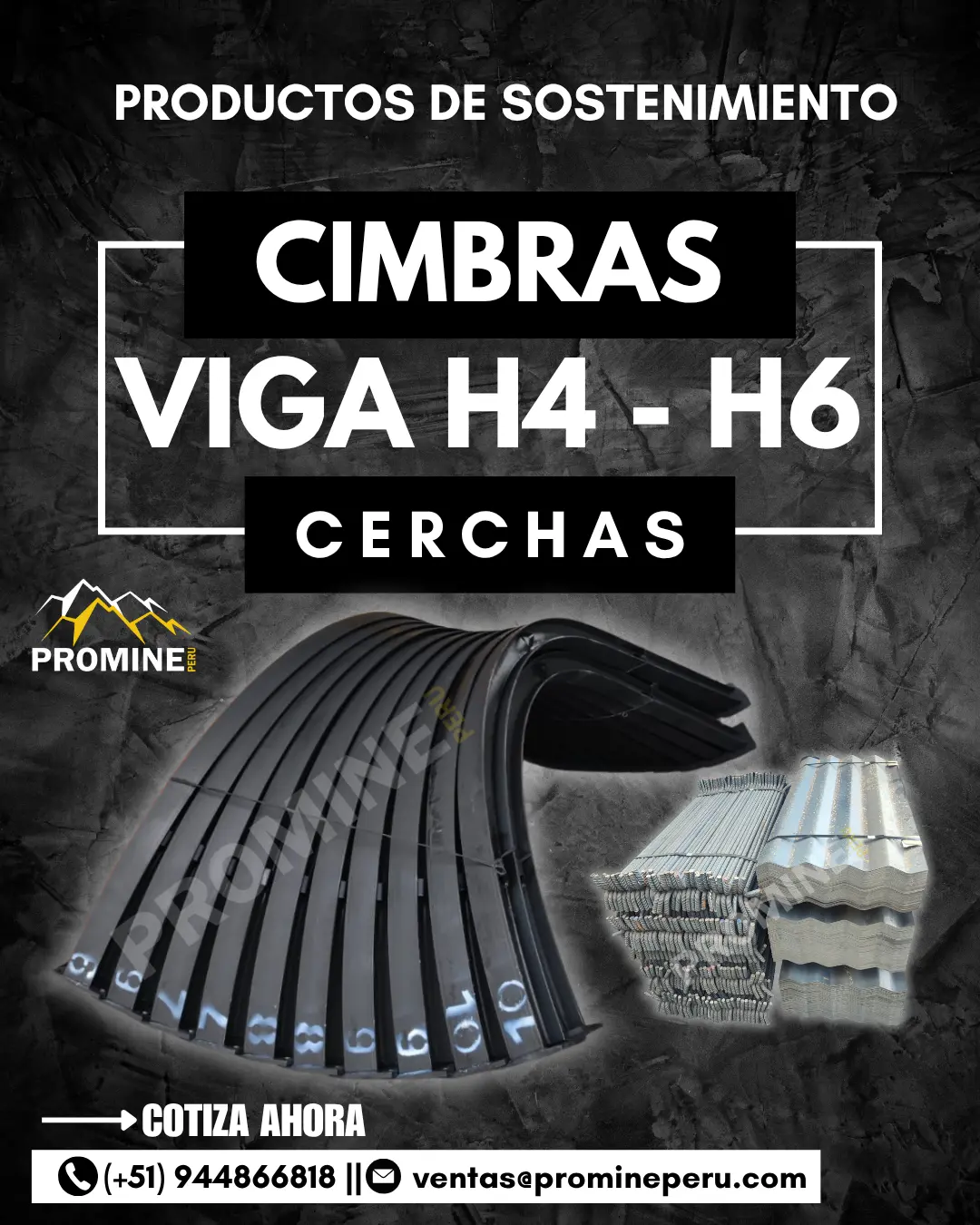 Cimbras Mineras Arcos Metálicos Cerchas Viga H
