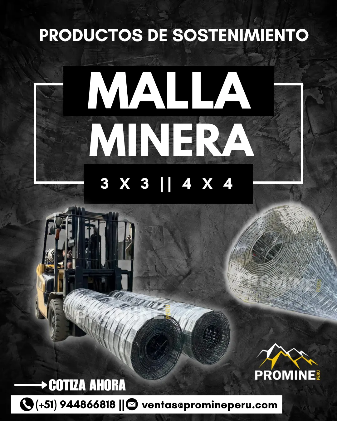 Malla Electrosoldada Refuerzo Subterráneo