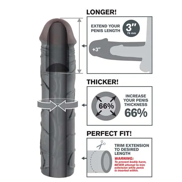 FUNDA FANTASY X-TENSIONS MEGA 3 NEGRO 