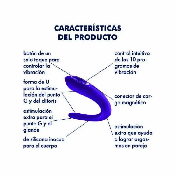 A-VIBRADOR SATISFYER DOBLE CLASSICO VIBE