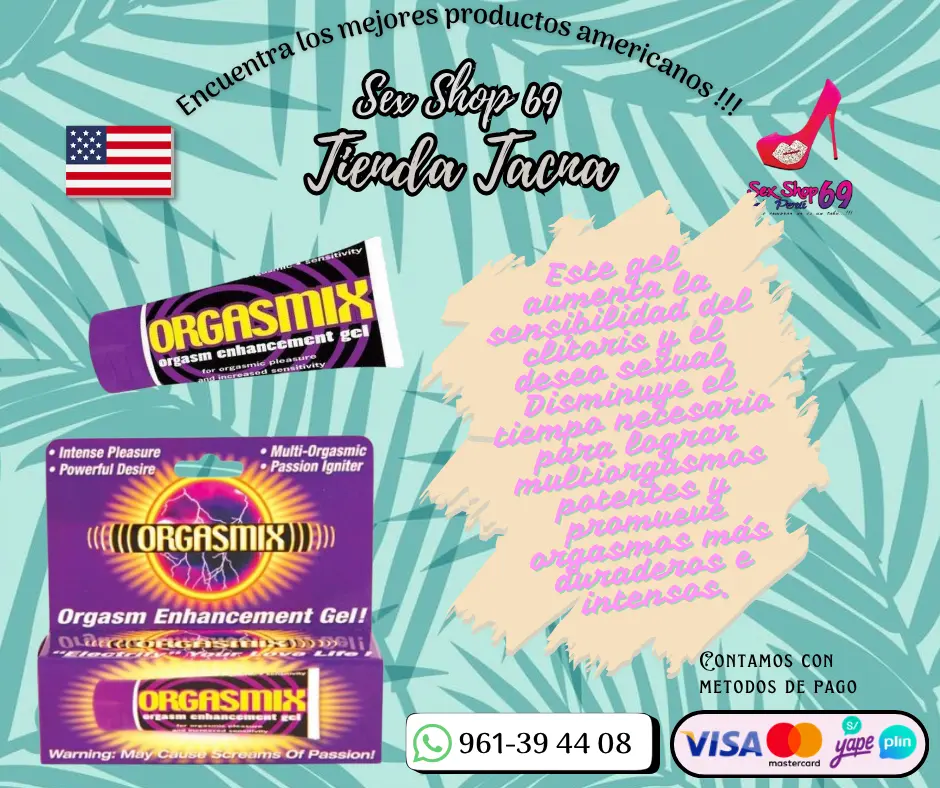 A-LUBRICANTE ORGASMIX PLACER Y SENSIBILIDAD