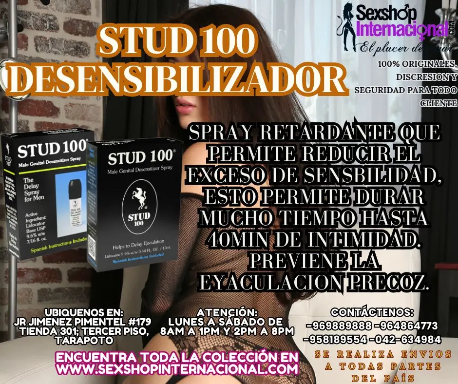 STUD100 MEJORA TUS ENCUENTROS MAS DURACION EN TARAPOTO SEXTO