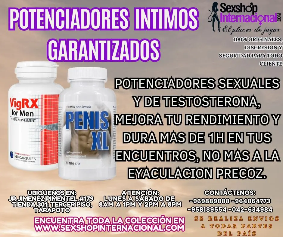 POTENCIADORES SEXUALES PARA MEJORAR TUS ENCUENTROS TARAPOTO 