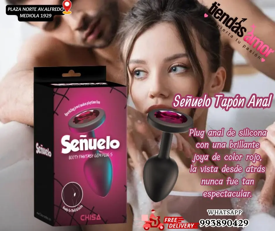 Señuelo Tapón Anal con Gemas