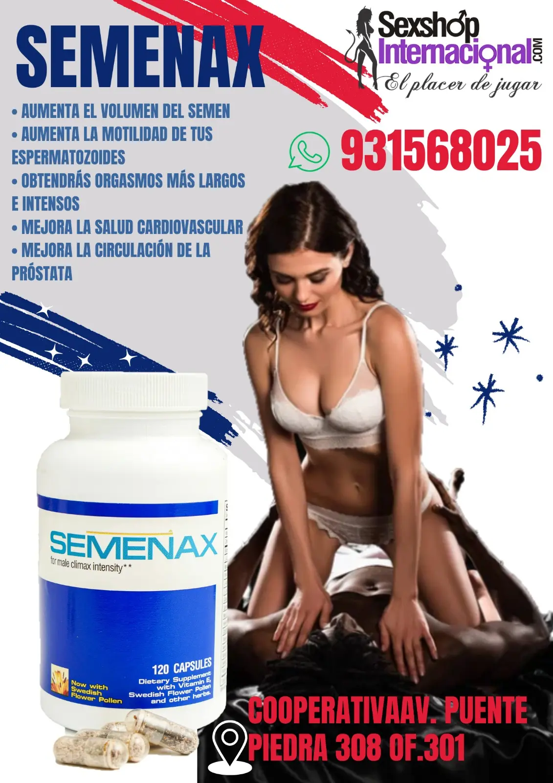 SEMENAX AUMENTA LA MOTILIDAD DE TUS ESPERMATOZOIDES F