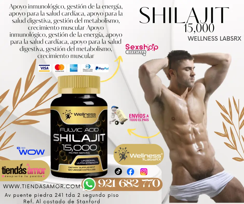 Shilajit 15000mg juguetes Lubricantes Retardantes Potencia 