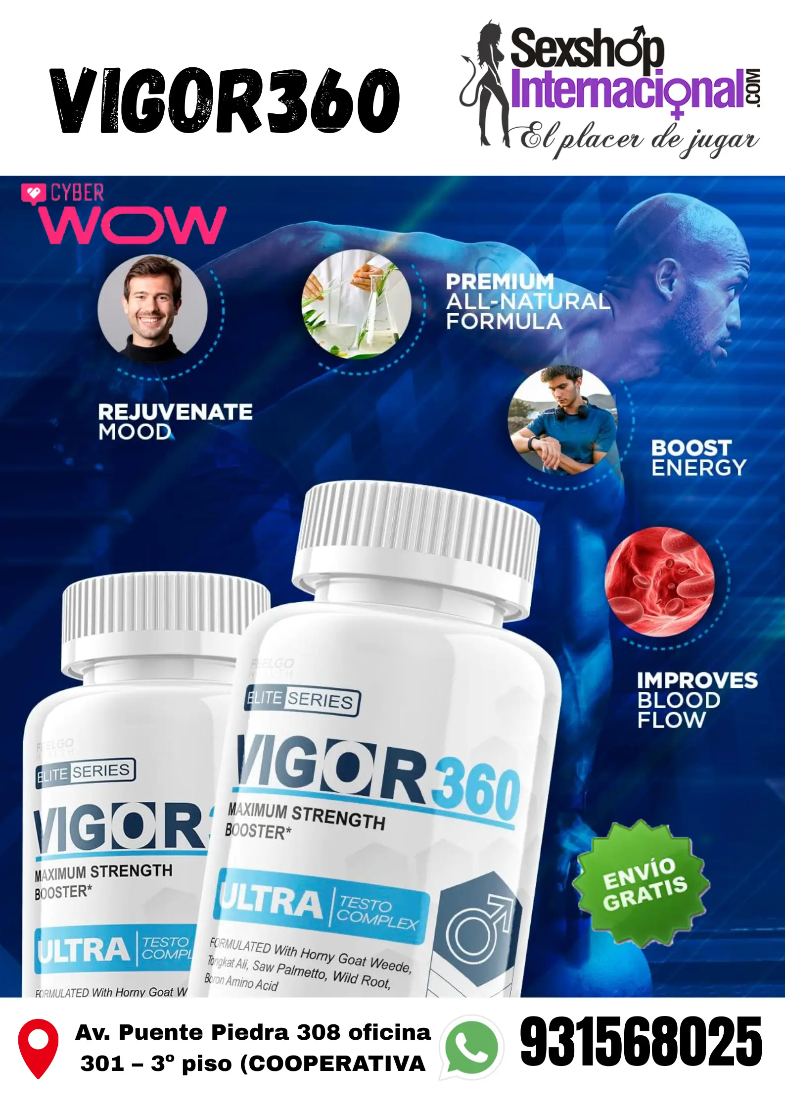 vigor360 aumenta el largo y grozor de tu pene sexshop