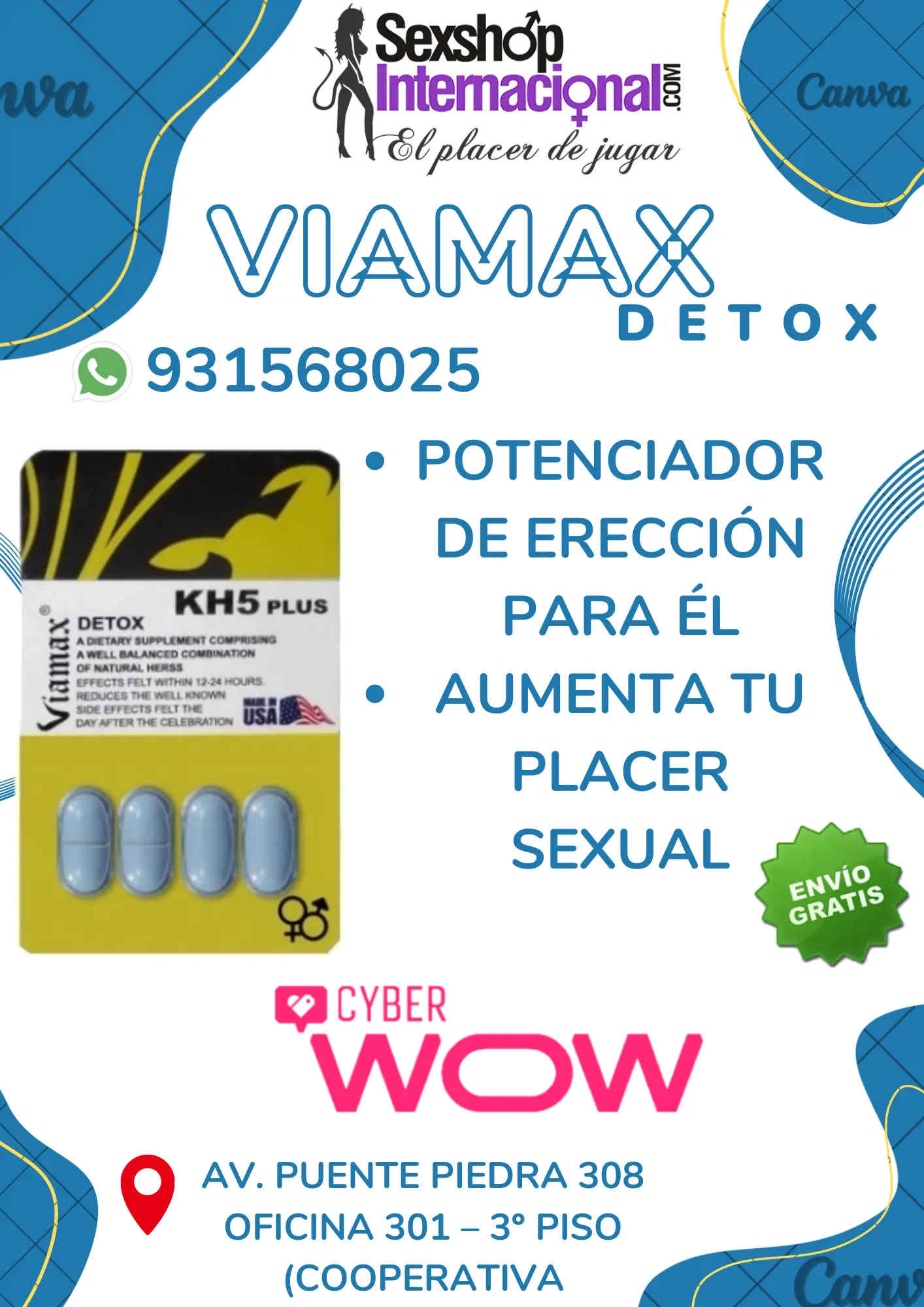 VIAMAX DETOX PROLONGUE 1 HORA MÁS SU RELACIÓN SEXUAL c
