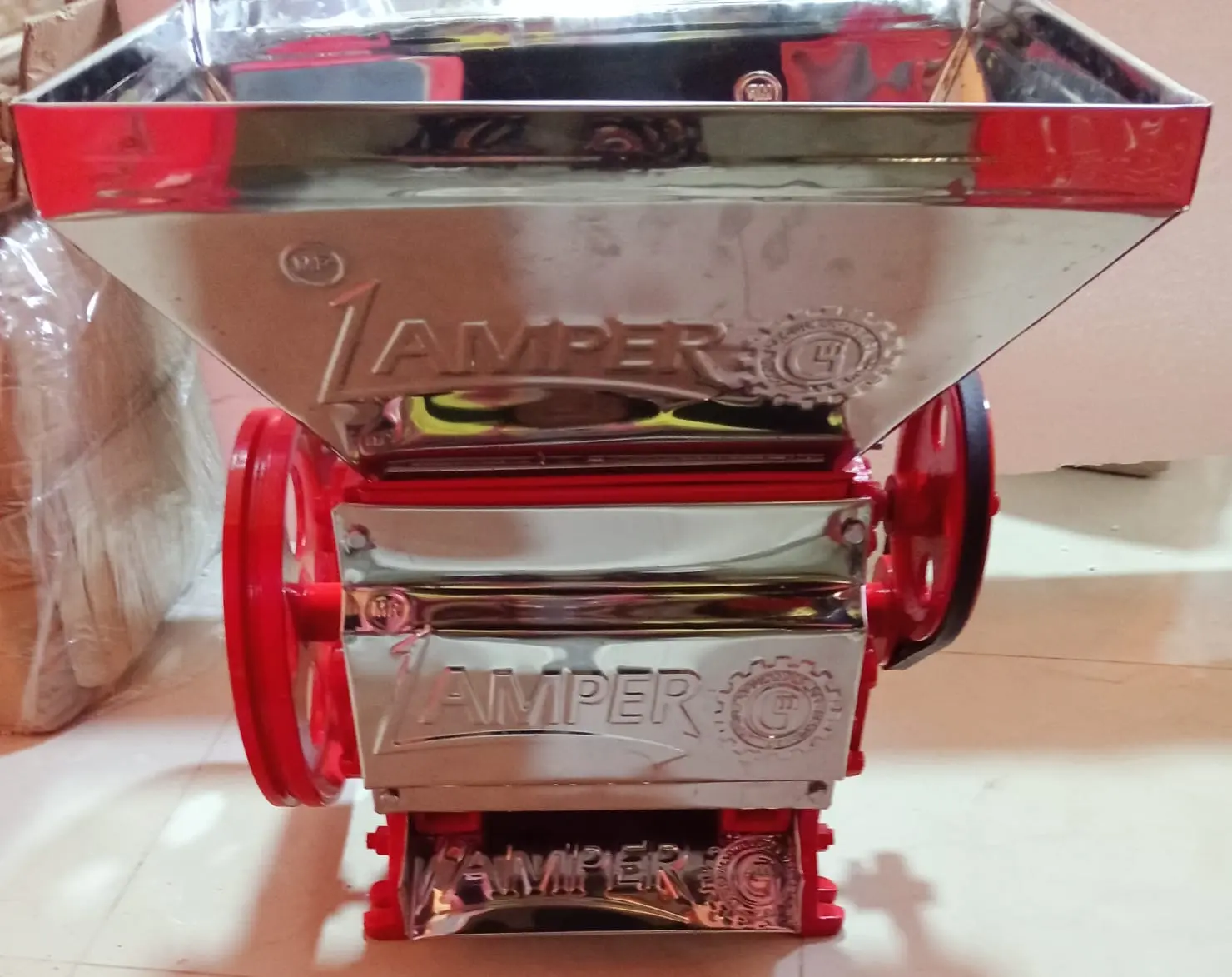 LAMPER DESPULPADORA PARA CAFE ACERO MAQUINARIAS DEL PERU SAC