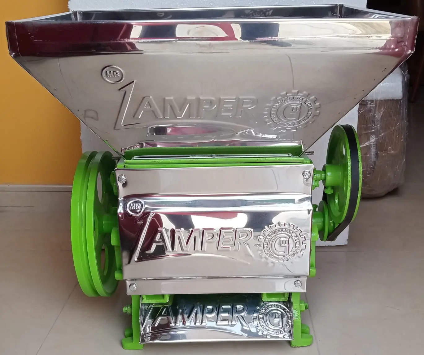 LAMPER DESPULPADORA PARA CAFE ACERO MAQUINARIAS DEL PERU SAC