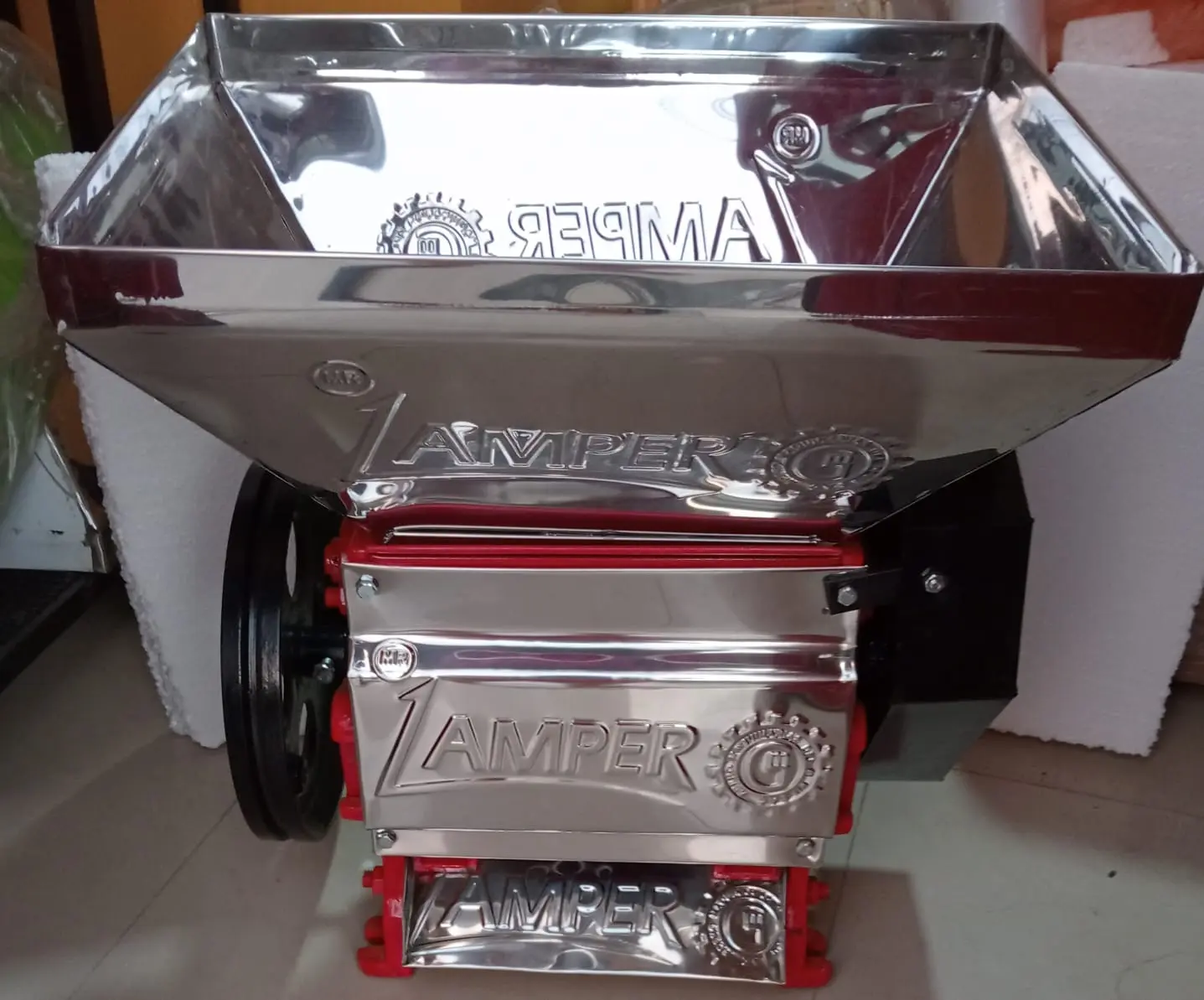 LAMPER DESPULPADORA PARA CAFE ACERO MAQUINARIAS DEL PERU SAC