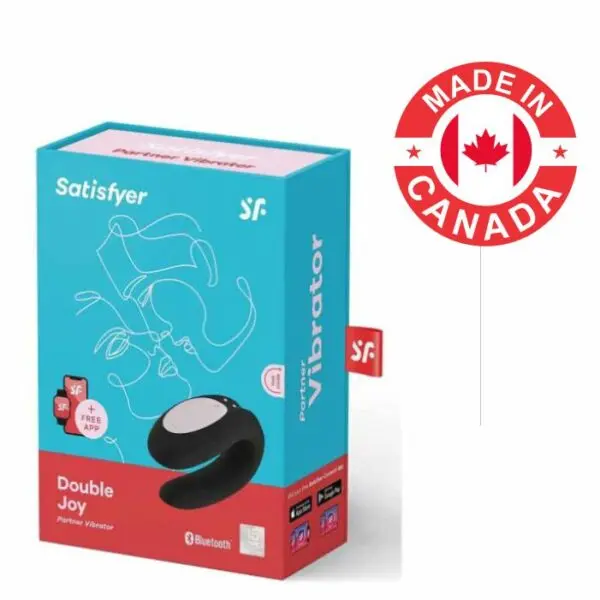 A-VIBRADOR SATISFYER INTELIGENTE DOBLE JOY NEGRO