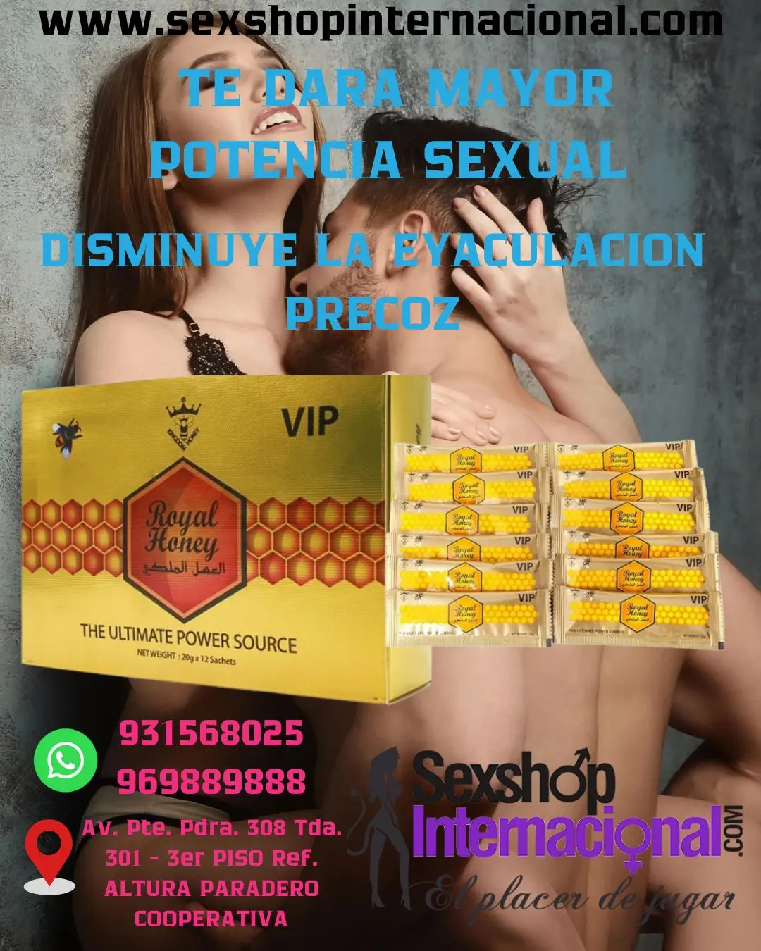 ROYAL HONEY VIP MAXIMA POTENCIA sexshop lima