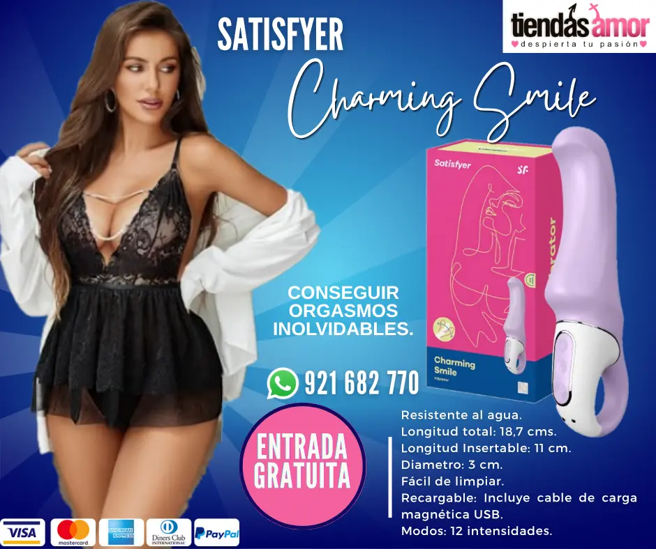 SATISFYER VIBES CHARMING SMILE juguetes Exitantes Lubricante